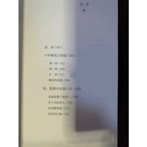 少年維特之煩惱