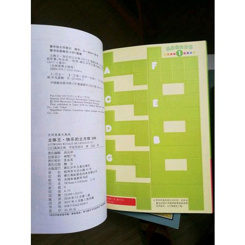 空間思維大挑戰(zhàn):立體王(共4冊(cè) 基礎(chǔ)入門(mén)篇)