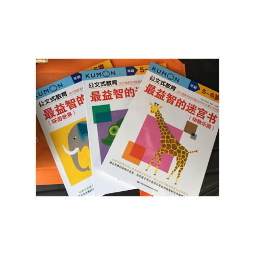 公文式教育：最益智的迷宮書套裝（全3冊）（5-6歲）