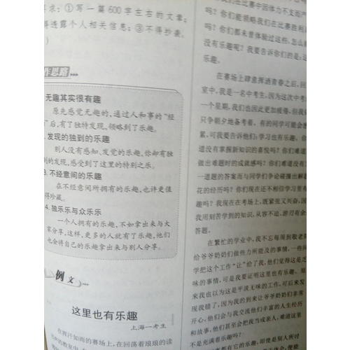近期五年中考滿分作文大全