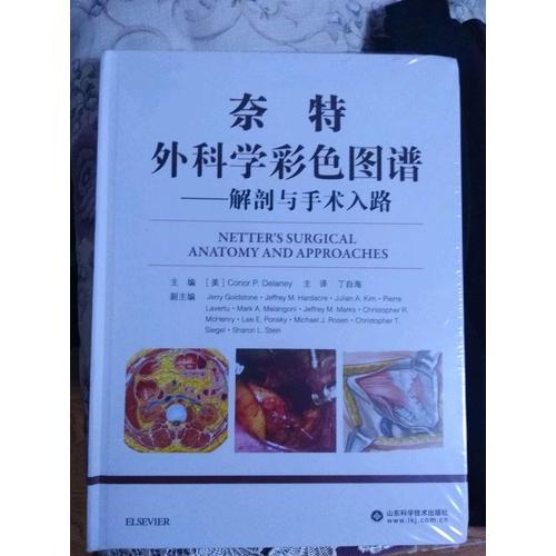 奈特外科學彩色圖譜·解剖與手術入路
