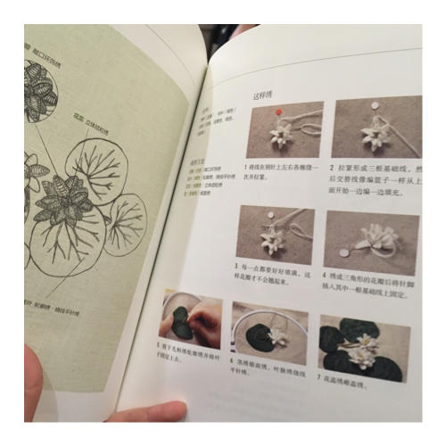 韓風花草繡：50種花與刺繡