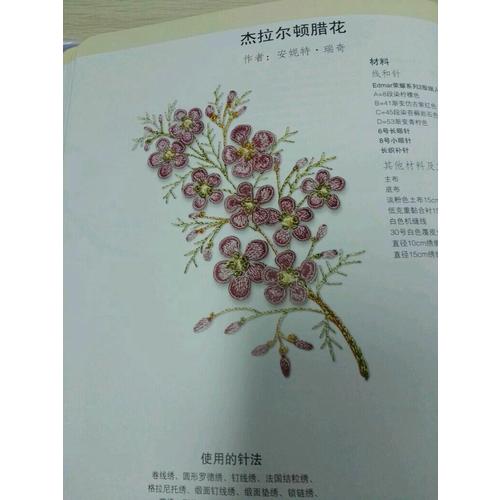 刺繡經典針法與圖案. 立體繡