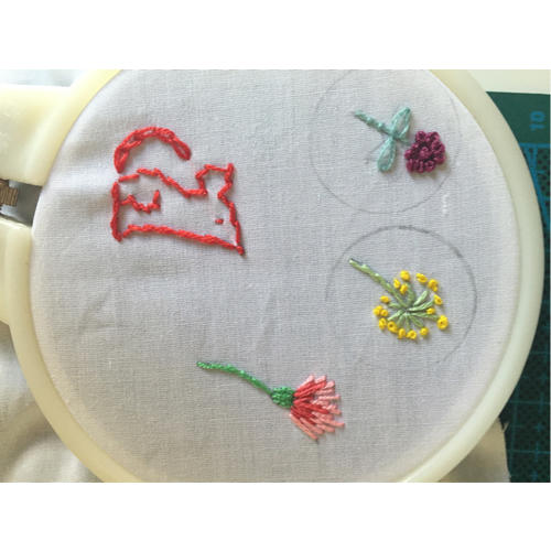 快速完成的可愛刺繡花樣500例