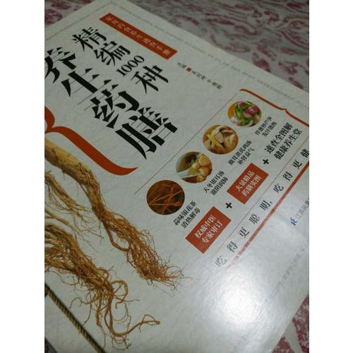 精編1000種養生藥膳：家用藥食養生速查手冊