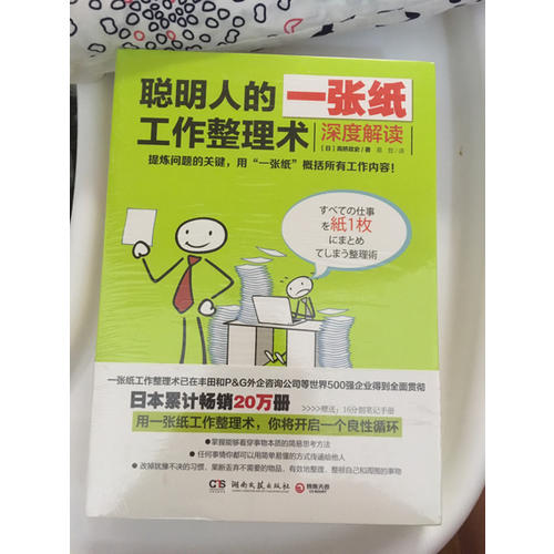 聰明人的一張紙工作整理術：圖解+深度解讀（共2冊）