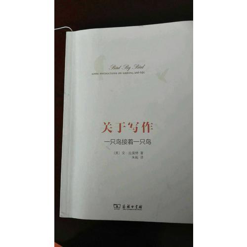 關于寫作：一只鳥接著一只鳥
