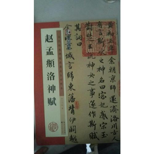 墨點(diǎn)字帖 歷代經(jīng)典碑帖高清放大對(duì)照本：趙孟頫洛神賦