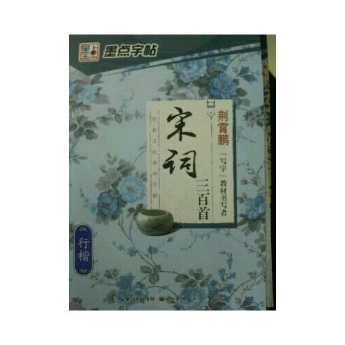 墨點字帖 經典文化系列字帖 宋詞三百首行楷 鋼筆字帖