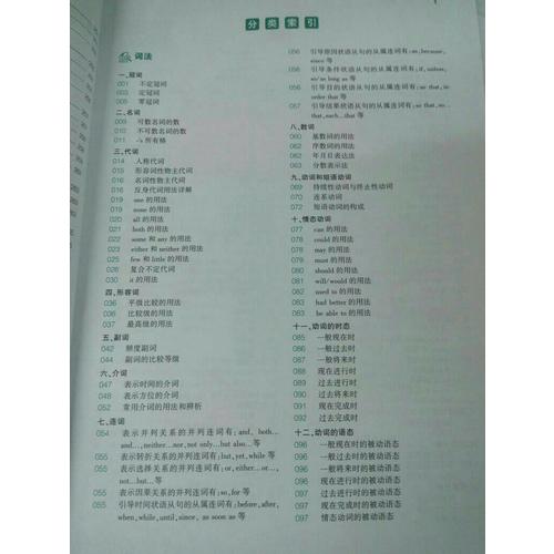 英語 初中知識清單 初中必備工具書