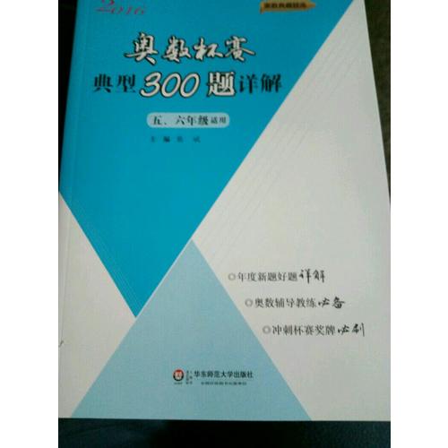 奧數杯賽典型300題詳解·五、六年級（2016）