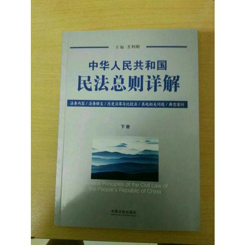 中華人民共和國民法總則詳解(上下冊)