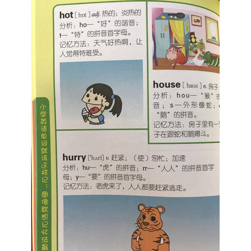 小學英語單詞就該這樣記:圖像聯想記憶法最有效