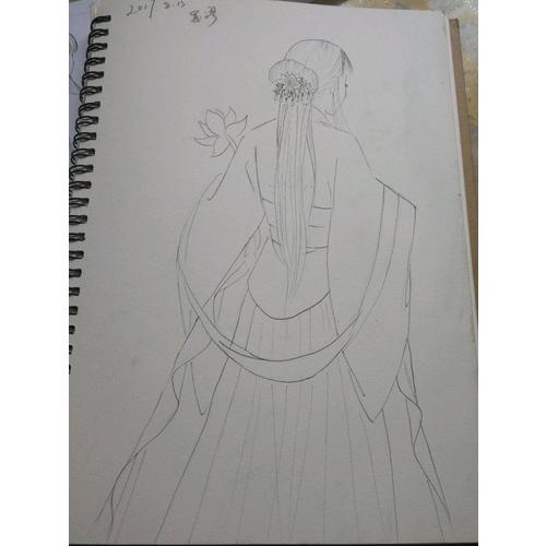繪漫畫古風人物線描技法