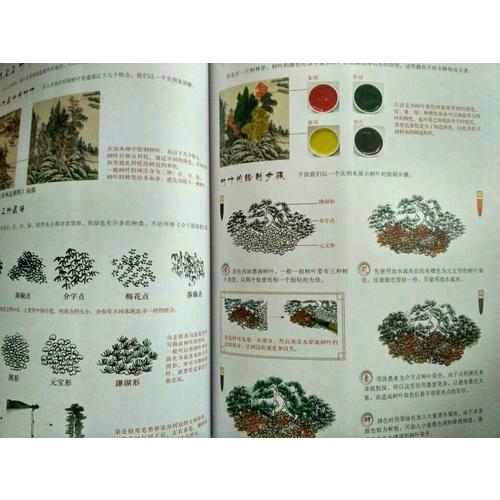 國畫技法從入門到精通 山水林石