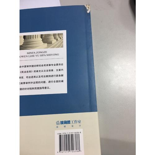 《民法總則》條文理解與司法適用