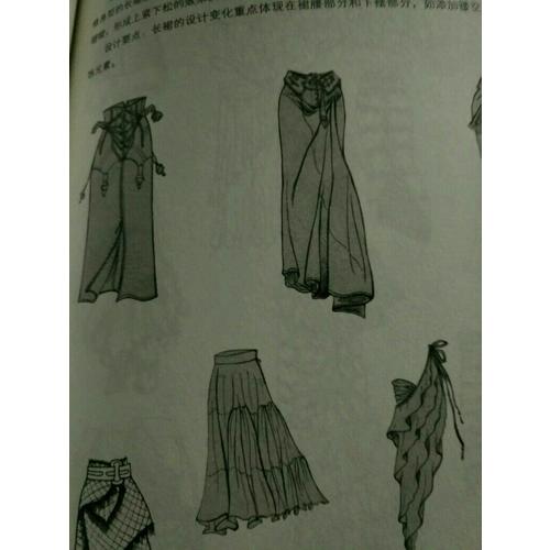 手繪服裝款式設計與表現1288例