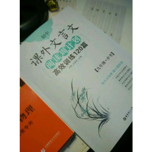 初中課外文言文閱讀周計劃：高效訓練120篇（九年級+中考）