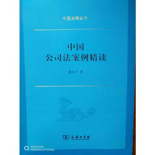 中國公司法案例精讀(中國法律叢書)