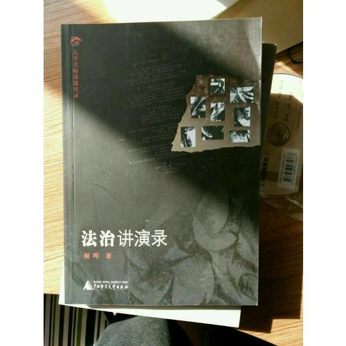 法治講演錄(大學(xué)名師講課實(shí)錄)