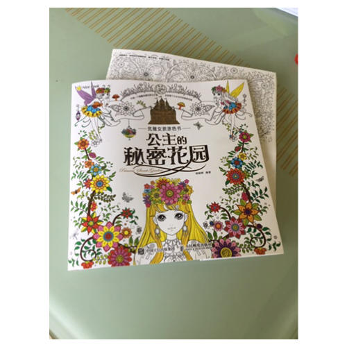 優(yōu)雅女孩涂色書(shū)：公主的秘密花園