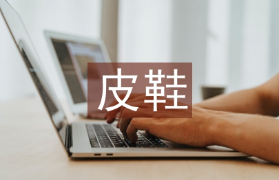 皮鞋營銷論文