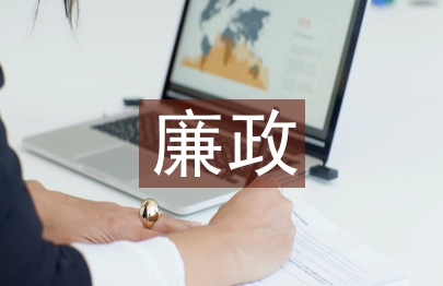 廉政總結
