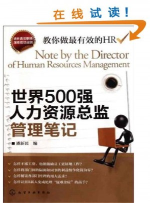 世界500強人力資源總監管理筆記