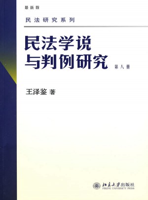 民法研究系列——民法學(xué)說與判例研究(第八冊)