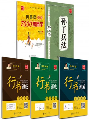 華夏萬卷·田英章硬筆書法行書速成鋼筆字帖(共5冊)