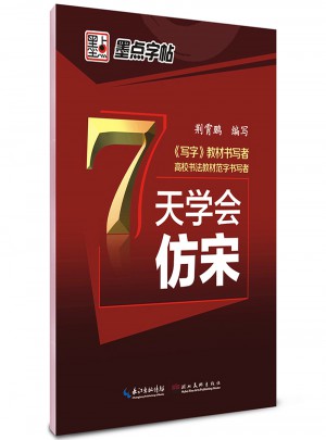 墨點字帖 荊霄鵬 7天學會仿宋 速成鋼筆字帖