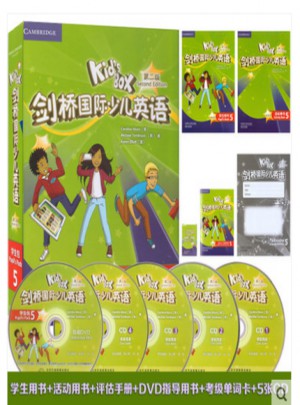劍橋國際少兒英語學生包5 點讀版 第二版 kids box
