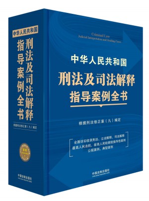 中華人民共和國刑法及司法解釋指導案例全書