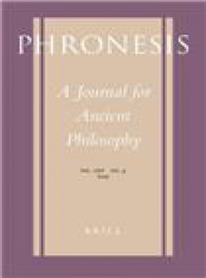 Phronesis-a Journal For Ancient Philosophy