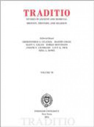 Traditio-studies In Ancient And Medieval History Thought And Religion