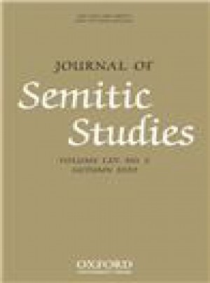 Journal Of Semitic Studies