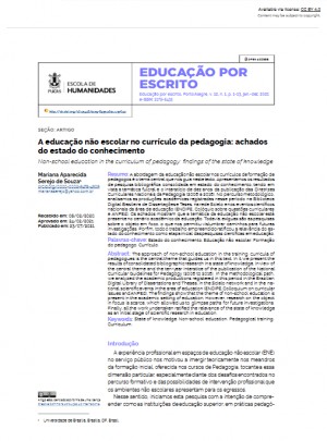 Educacao Por Escrito