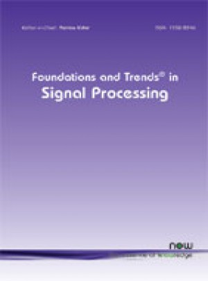 Foundations And Trends In Signal Processing